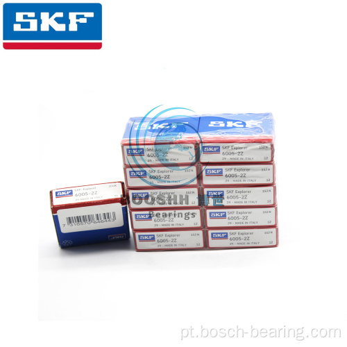 Linha única 6005ZZZ SKF Deep Grove Bearing